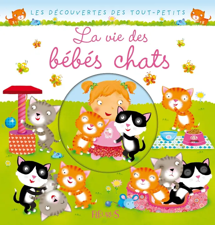 LIVRE LA VIE DES BEBE CHATS