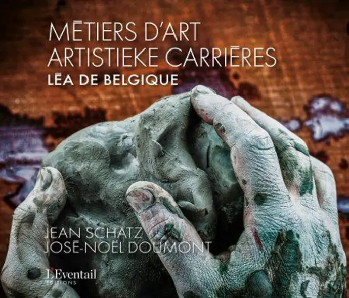 LIVRE RECUEIL DE PHOTOS: METIERS D'ART ARTISTIEKE CARRI LEA DE BELGIQUE