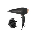 Sèche-cheveux de voyage PLIABLE Compact 1600 W Noir