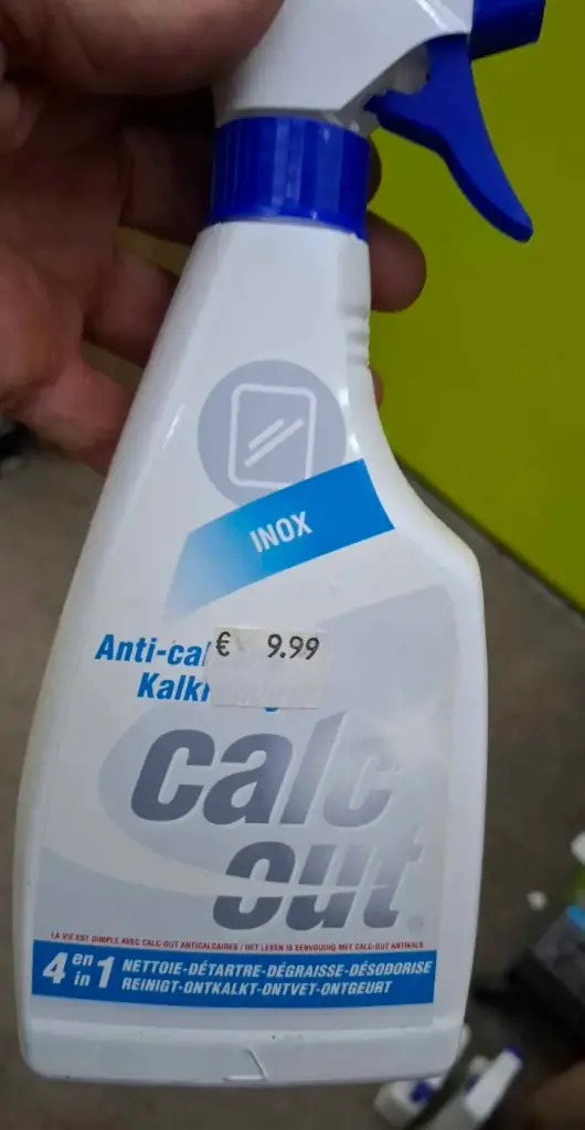 Calc-out Spécial 4 en 1 , ANTI CALCAIRE LESSIVEUSE. NETTOIE DETARTRE DEGRAISSE DESODORISE