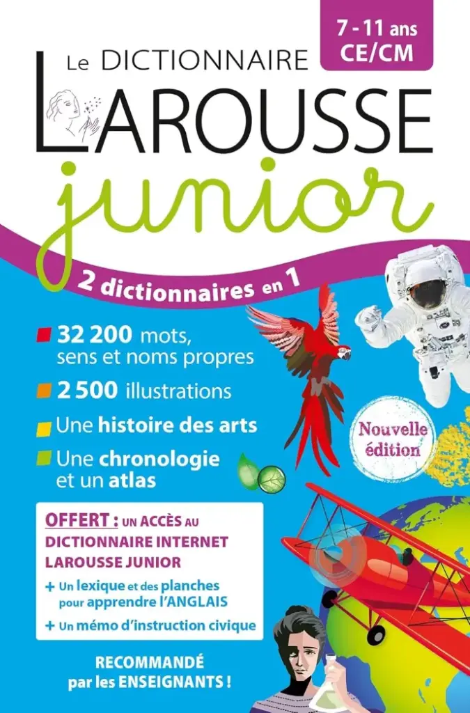 Le dictionnaire Larousse Junior 1344 Pages