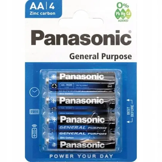 Piles polyvalentes AA Panasonic