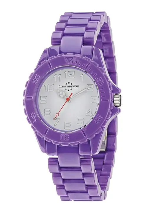 MONTRE Chronostar Analog White Dial Women 's Watch purple