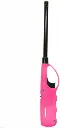 BRIQUET LONG BEC RECHARGEABLE POUR BOUGIES , BBQ , ETC... FUSHIA