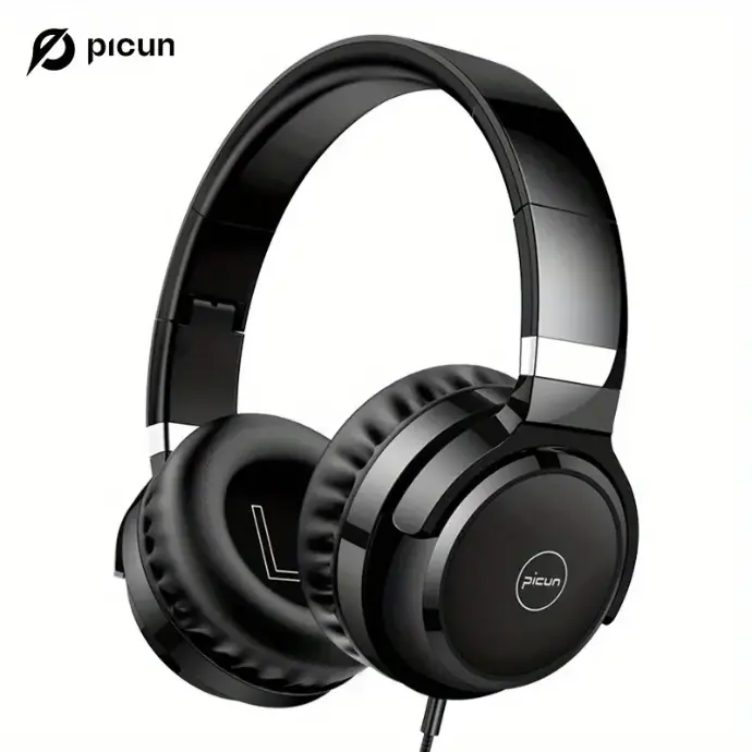 CASQUE DE LUXE Casque Filaire Supra-auriculaire Avec Microphone & BALANCED SOUND NOIR C60FN