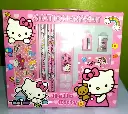 Ensemble de papeterie de luxe Sanrio Hello Kitty deluxe 8 PIECES