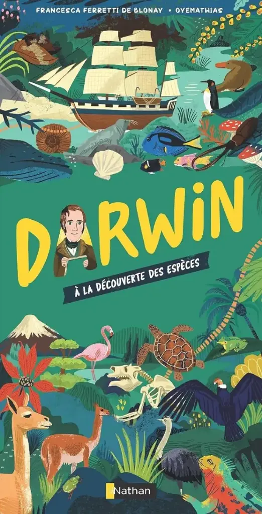 LIVRE . A LA DECOUVERTE DES ESPECES : Darwin