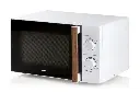 DOMO ROTATIF four à micro-ondes 20l solo bois blanc