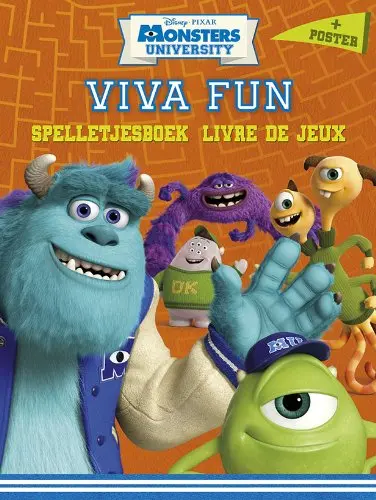 LIVRE RECREATIF : Disney Viva Fun livre de jeux Monster Academy