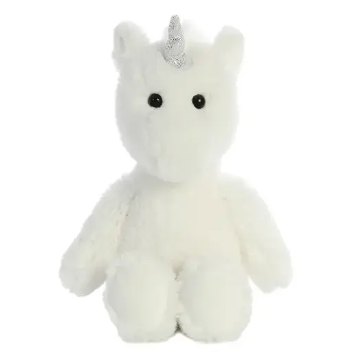 Peluche très douce CUDDLY FRIENDS licorne blanche 23 Cm