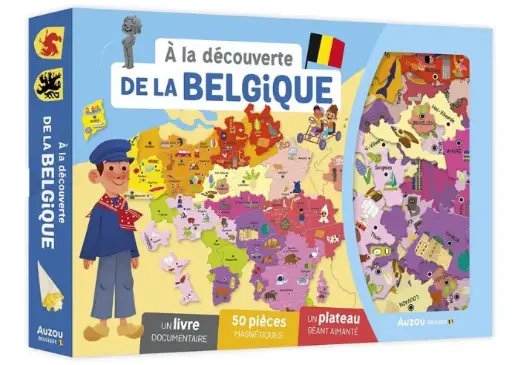 A la découverte de la belgique PUZZLE DE 50 pièces magnétiques