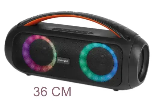 Boombox Speaker LED Bluetooth