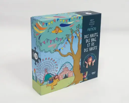 Coffret Puzzle 500 "Des hauts, des bas et re des hauts"