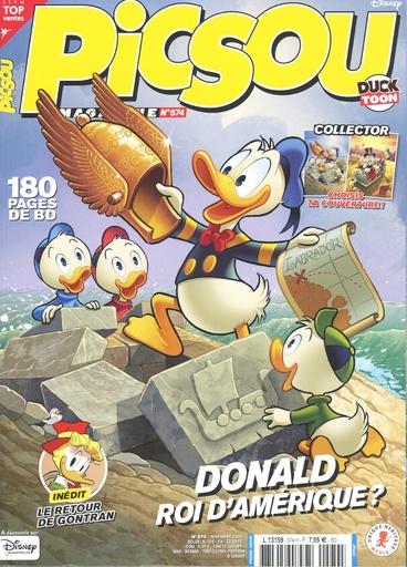 BD PICSOU 574 Donald Roi d'Amérique